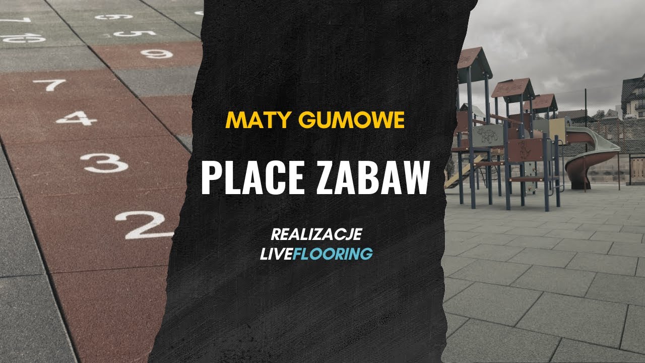 Bezpieczna nawierzchnia • Place zabaw z matami gumowymi LiveFlooring