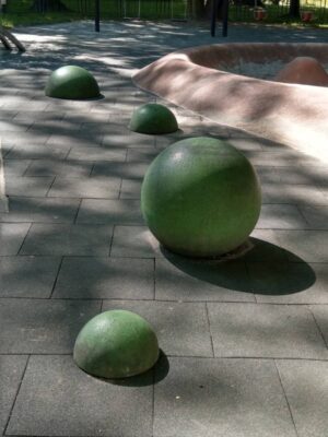 Płyty gumowe SBR - zielone. Realizacja w Wodzisławiu Śląskim