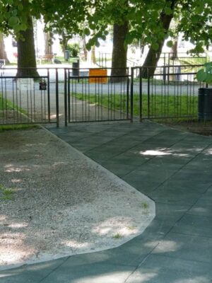 Ścieżka komunikacyjna z mat EKOFLEX - kolor zielony