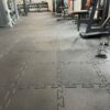 Mata gumowa SPORTFLEX BLACK - mata na siłownię