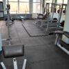 Podłoga do siłowni BASIC BLACK 20 mm - czarna mata fitness wraz z podestem z zakończeń SOFT EDGE