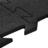 Mata gumowa puzzle / podłoga gumowa puzzle BASIC BLACK