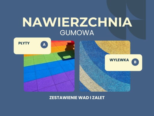 Nawierzchnia wylewana czy płyty EPDM - porównanie rozwiązań na place zabaw